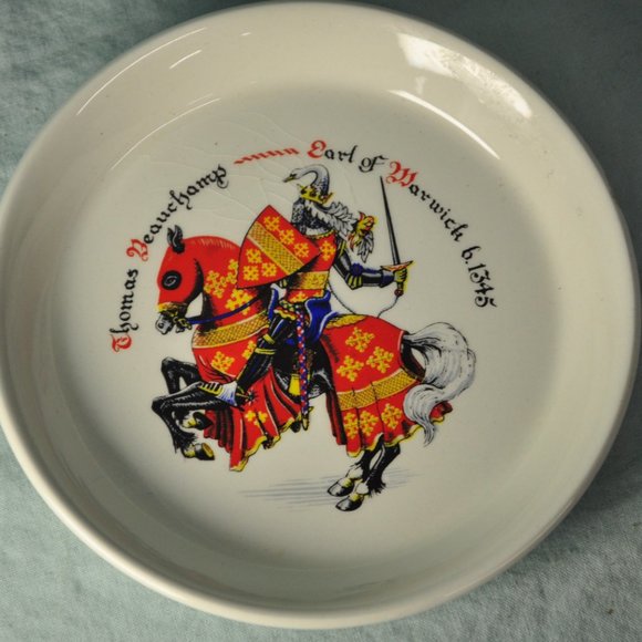 earl of warwick thomas beauchamp coaster trinket dish (w986) - Picture 3 of 5